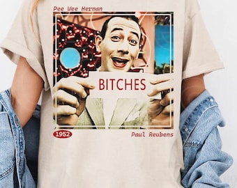 Pee Wee Herman Shirt, Paul Reubens Shirt, Peewee Herman Shirt
