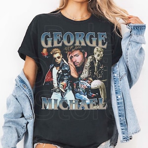 George Michael T-Shirt, Music Inspired Tee, Vintage Style Shirt, Graphic Tee, Gift for Music Lovers