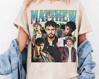 Camiseta con collage de Matthew Broome, tendencia "Culpa mía", camiseta de la película "Mi culpa Londres"