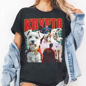 Krypto Super dog T shirt, Adorable Pet Shirt, Superhero Unisex T-Shirt, Dog Lover Gift, Comic Book Fan Apparel, Geeky Graphic Tee