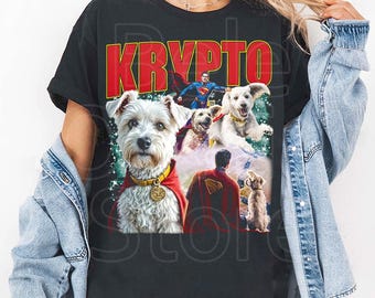 Krypto Super dog T shirt, Adorable Pet Shirt, Superhero Unisex T-Shirt, Dog Lover Gift, Comic Book Fan Apparel, Geeky Graphic Tee