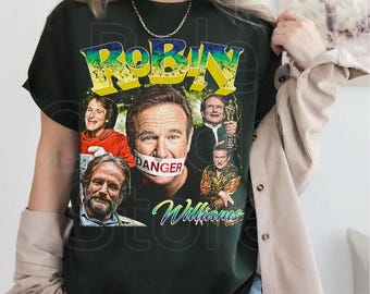 Robin Williams T-Shirt, Comedian Tee, Actor Shirt, Movie Gift, Iconic T-Shirt, Pop Culture Clothing, Fan Apparel