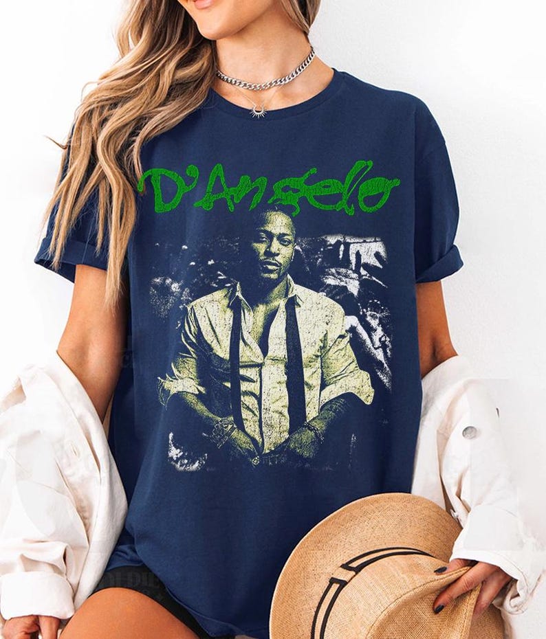 Camiseta D'Angelo, Brown Sugar, camiseta vintage de rap, música R&B de los 90 y los 2000, neo soul, camiseta musical, camiseta D'Angelo Memories imagen 4
