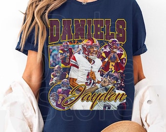 Jayden Daniels Vintage T-shirt, Jayden Daniels shirt, Football T Shirt, Jayden Daniels Sports Tee