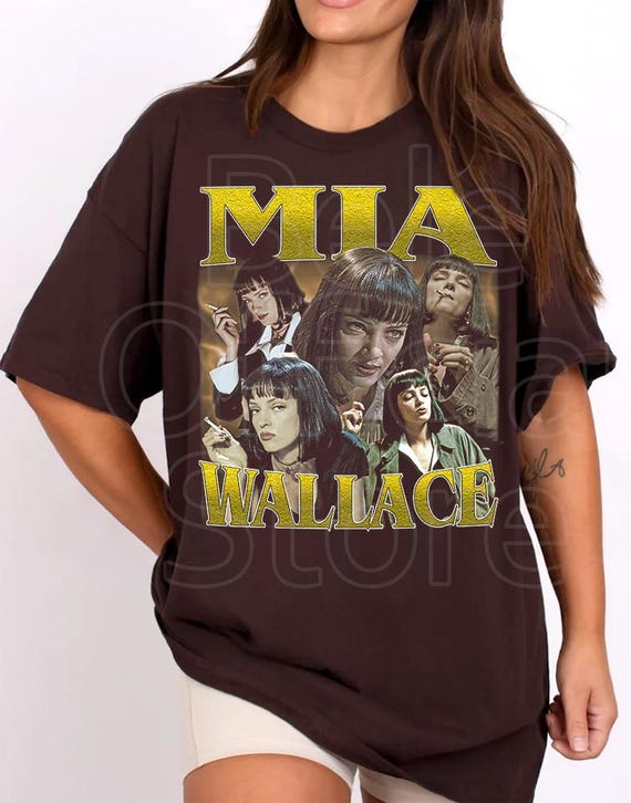Mia Wallace T Shirt, Pulp Fiction Shirt, Quentin Tarantino Shirt