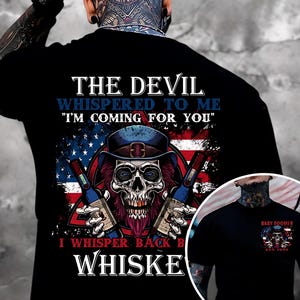 Custom Year Baby Boomer Generation T-shirt, The Devil Whispered To Me Shirt, Baby Boomer Shirt, Custom Year Of Birth T-shirt
