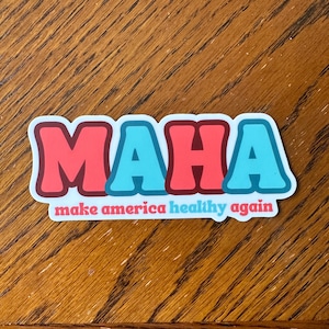 MAHA Bold Die Cut Sticker