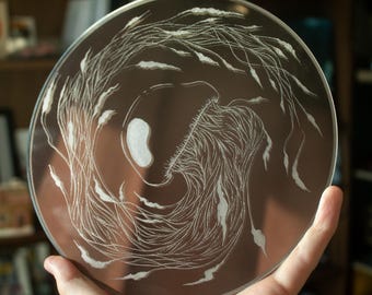 Medusa Engraved Mirror