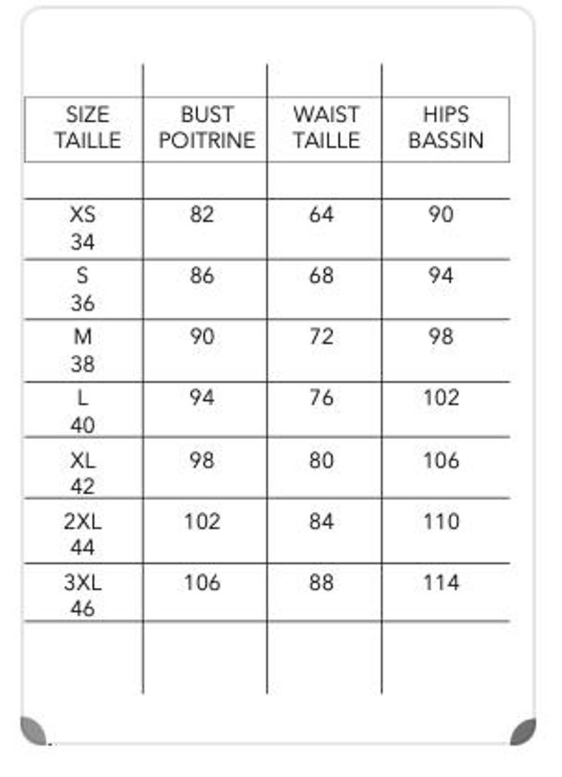 PDF Sewing Pattern – Women’s Stretch Bardot Top XL to 3XL – Plus Sizes ...