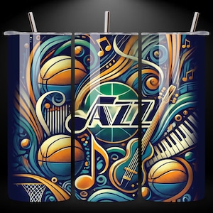 Basketball 20oz Skinny Tumbler Wrap PNG, Sport Mascot Tumbler Seamless Design, 20oz Sublimation Tumbler Digital Download Template