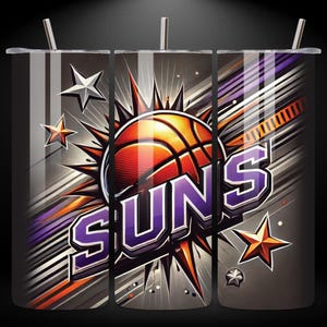 Basketball 20oz Skinny Tumbler Wrap PNG, Sport Mascot Tumbler Seamless Design, 20oz Sublimation Tumbler Digital Download Template