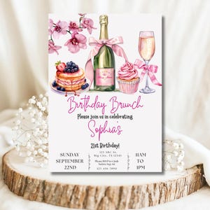 Brunch Invitation Birthday Brunch Flyer Birthday Brunch Invitation Birthday Brunch Invite Brunch Birthday Invitation Brunch Invitations