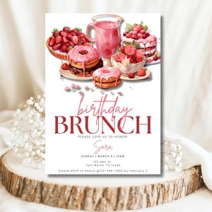 Brunch Invitation Birthday Brunch Flyer Birthday Brunch Invitation Birthday Brunch Invite Brunch Birthday Invitation Brunch Invitations