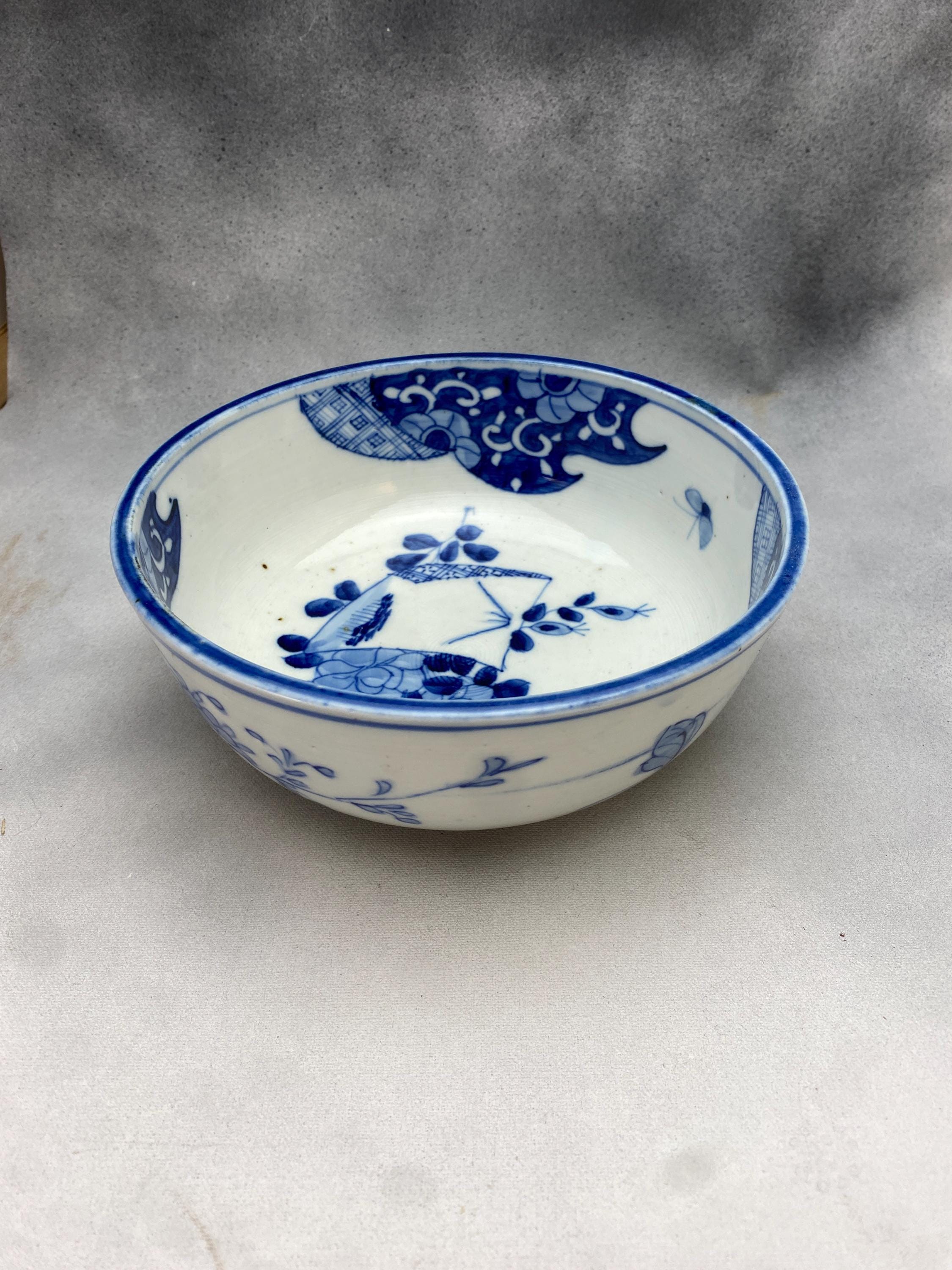 Antique Blue and White Porcelain - Etsy
