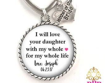 Mother of the Bride Key Chain Gift Style 720