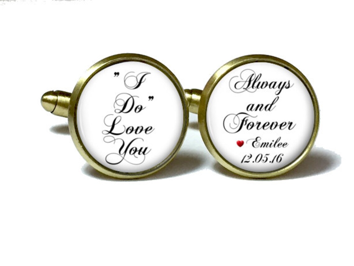 Groom Cufflinks Personalized Cufflinks Wedding Cuff Links I Etsy