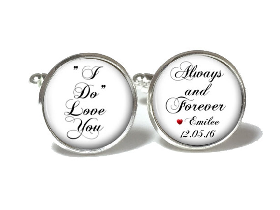 Groom Cufflinks Personalized Cufflinks Wedding Cuff Links I Etsy