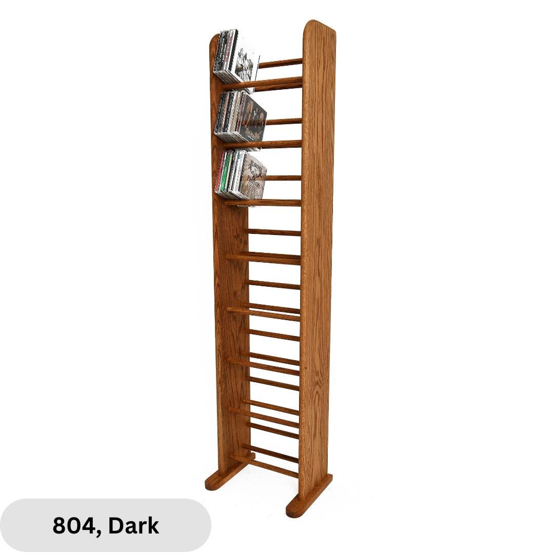 Dowel-style Wooden CD Storage Rack - 04 Series - Etsy