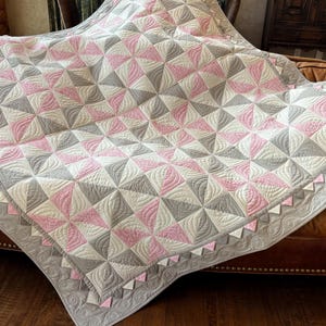 Pink Pixy Throw Quilt