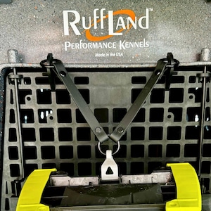 Custom Biothane Fan Holder - Dog Crate Fan Strap, Fan Hanger, Ruffland Fan Holder, Dog Travel Accessory, Waterproof Universal Fan Holder