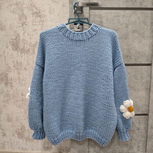Cidney Handmade Floral Sweater