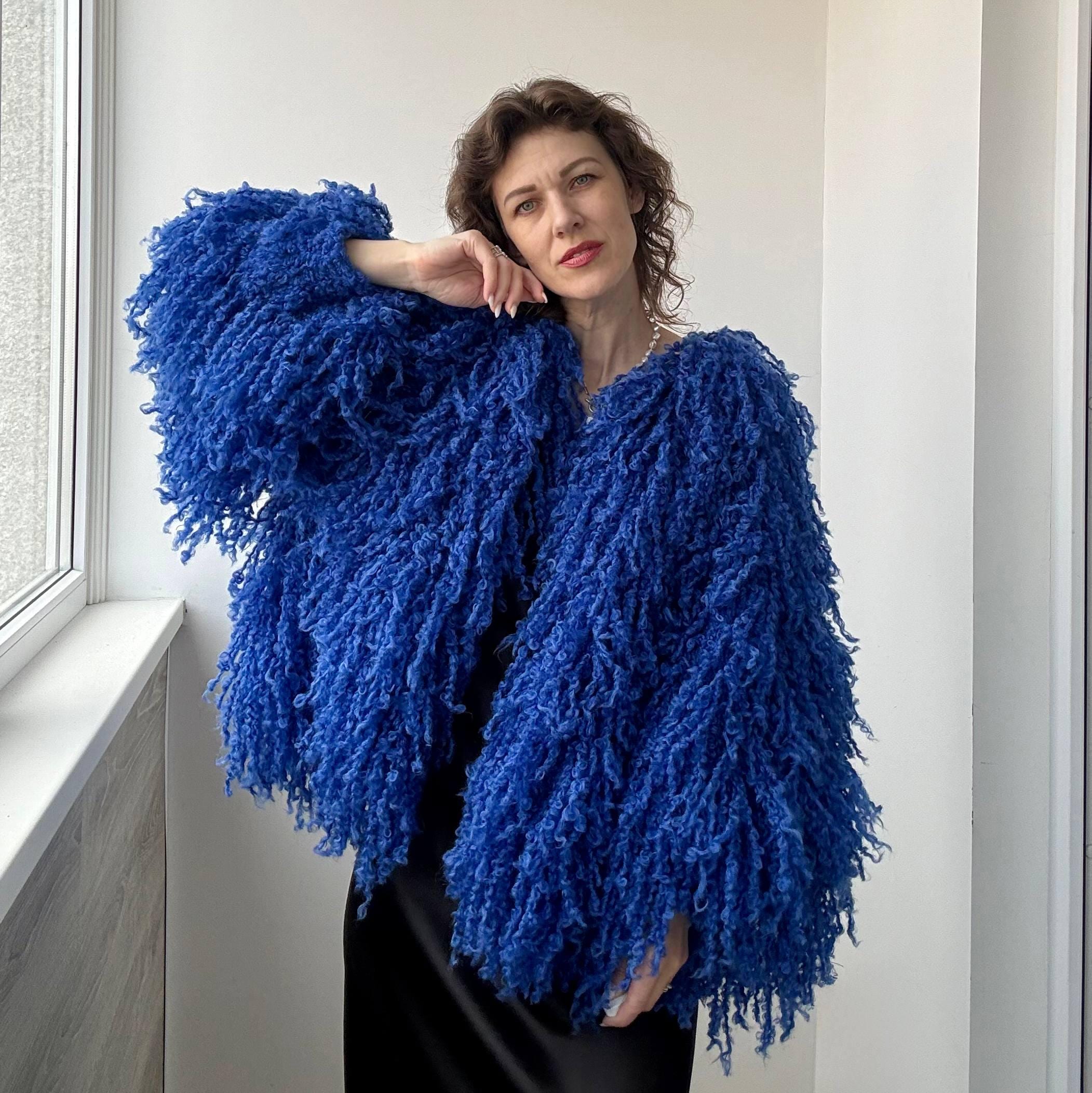 Shaggy Wool Coat - Etsy