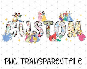 Custom Jasmine Belle Ariel Cinderella Tiana Birthday Png,Disneyland Family Trip, Magic Disneyworld Princess Castle Disneyland Girls Trip Png