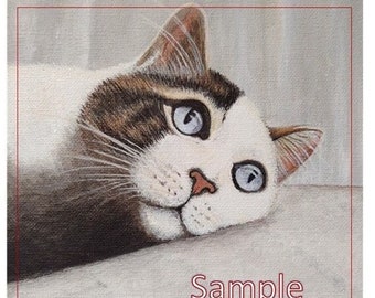 Cat Dictionary Definition greeting card, En&#39;trance: adjective. To practice hypnosis; put others into a hypnotic state to steal their soul.