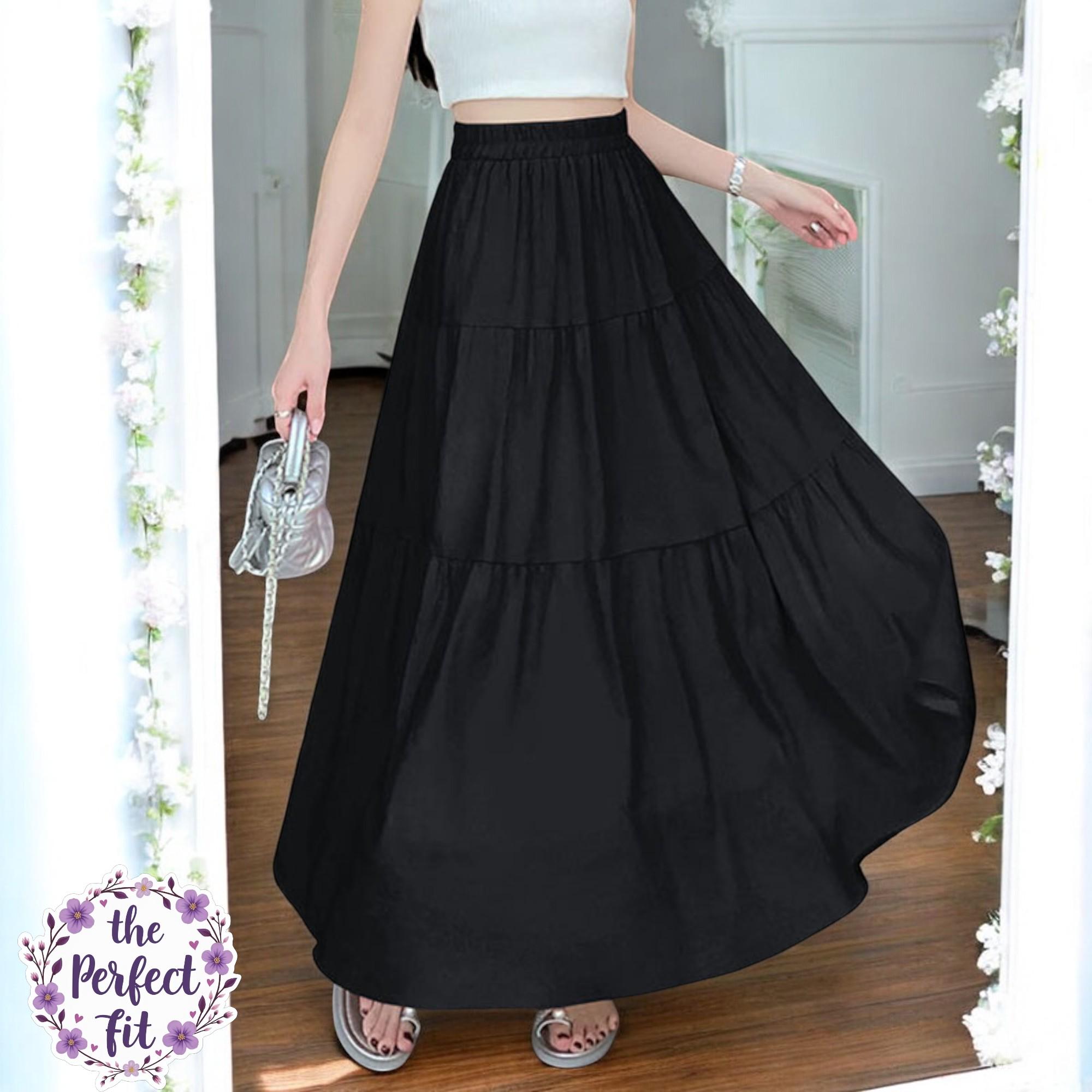 Flowy Midi Skirt Etsy UK
