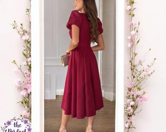 Summer Midi Dress Wedding Guest
