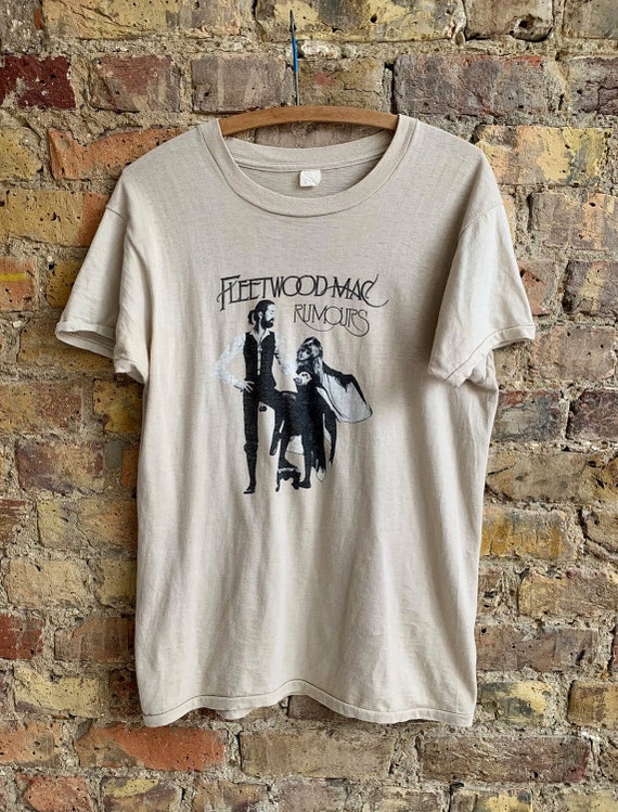 Fleetwood Mac Shirt Vintage Floral Retro Band Shirt Distressed