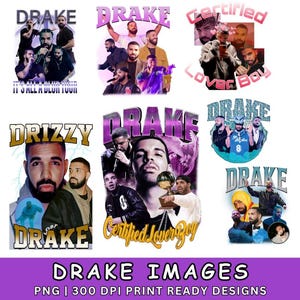 Music Legends PNG Bundle Hip Hop Graphics Digital Download