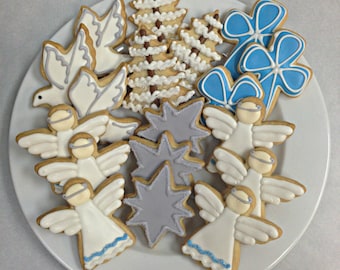 Angel Christmas Cookies Christmas Sugar Cookie Gift Set 18 Cookies Angel Christmas Cookies Christmas Sugar Cookie Gift Set 18 Cookies