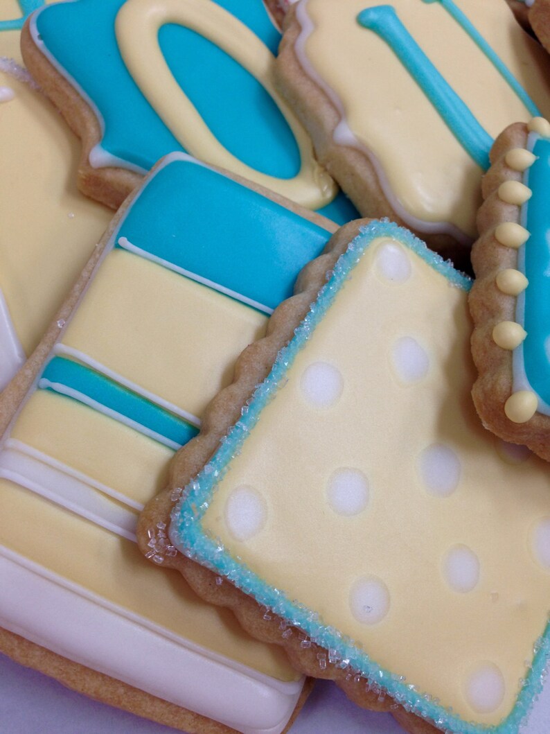 THANK YOU COOKIES Sugar Cookie Gift Box Set of 12 Etsy