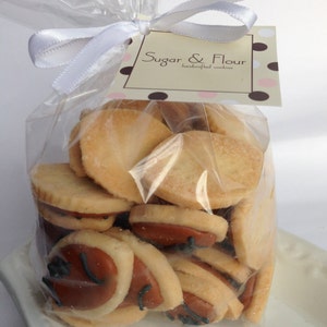 Mini FOOTBALL SUGAR COOKIES, Itty Bitty Sugar Cookies, 1/2 Pound image 4