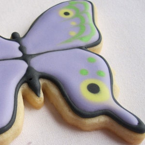 BUTTERFLY SUGAR COOKIES, Sugar Cookie Party Favors, 1 Dozen image 3