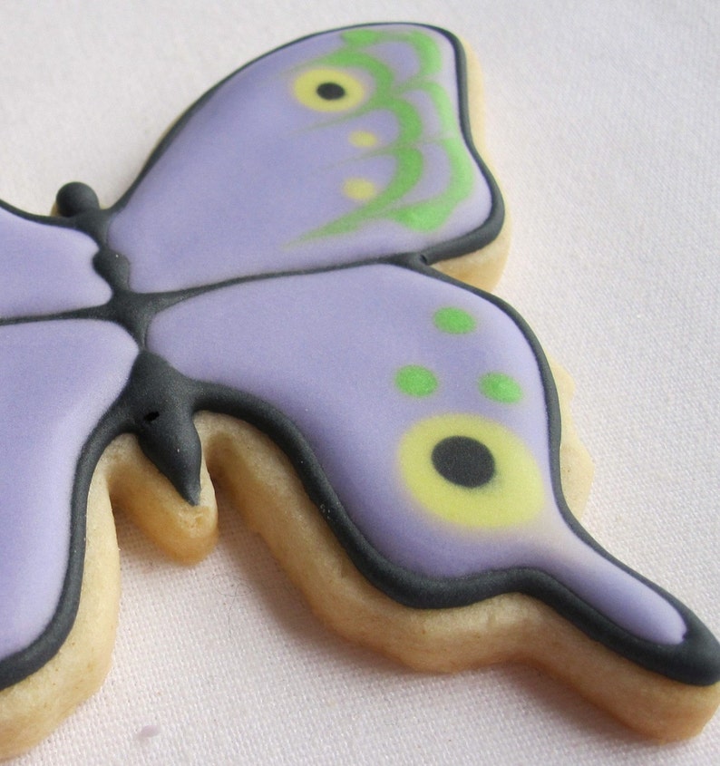 BUTTERFLY SUGAR COOKIES, Sugar Cookie Party Favors, 1 Dozen image 3