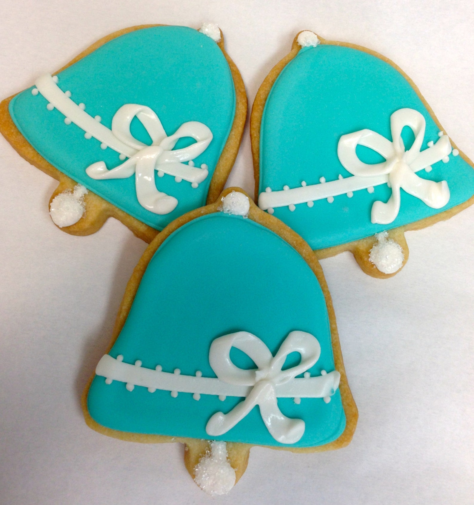 WEDDING BELL SUGAR Cookies 12 Decorated Sugar Cookie Favors Etsy
