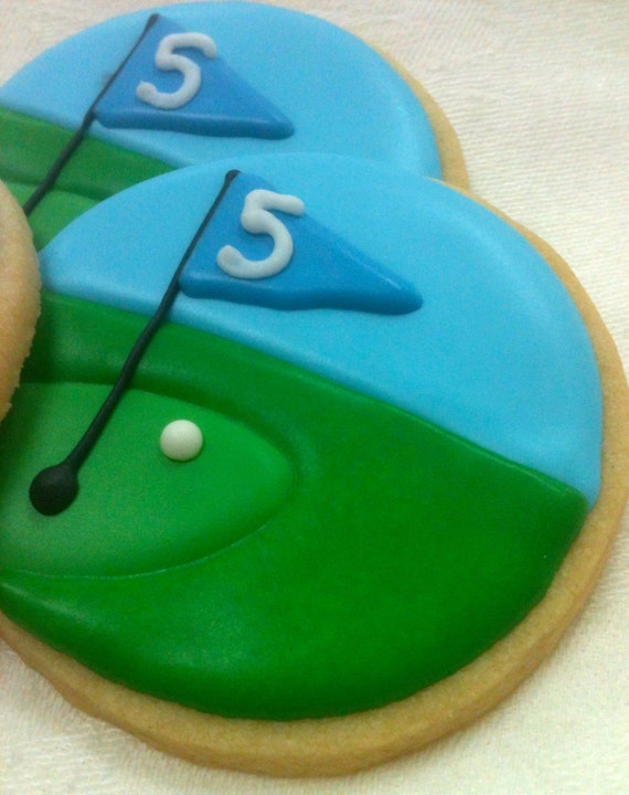 PLAY GOLF Sugar Cookie Party Favors 1 Dozen Etsy