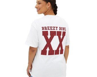 Chris Brown Oversized Tee | Retro Bowl XX Fan Tee | Concert & Festival Football Top | Unisex Streetwear Gift