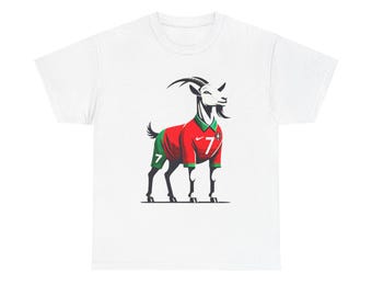 Cristiano Ronaldo GOAT T-Shirt: Soccer Fan Apparel