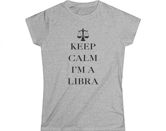 Weegschaal sterrenbeeld astrologie shirt, bedrukt horoscoop sterrenbeeld T-shirt