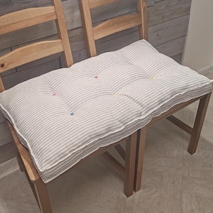Cojines de asiento de banco elegantes y duraderos