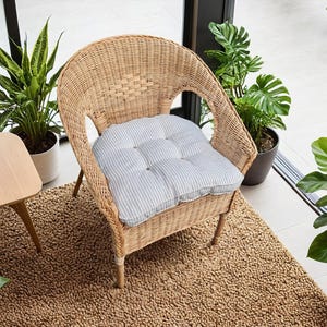 Tufted Window Seat Cushion, Chair Pad, Bench Cushion