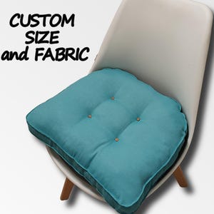 Custom bench and chair cushion, window seat cushion, linen, Home & Living, Home Decor, Throw Pillows