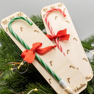 Zuckerstange/Stift/Mitbringsel/Kleinigkeit/Weihnachtsgeschenk/Weihnachten/Laser/Weihnachtsstift/Kugelschreiber/Weihnachtsfeier/Geschenkidee