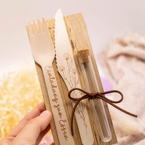 Einladung zum Essen Gutschein Geschenkidee Eis Gutscheinidee aus Holz Restaurant Personalisierbar Grillen Frühstück Geburtstag Kleinigkeit