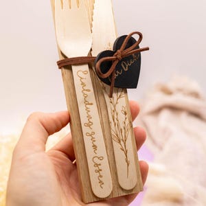 Einladung zum Essen Gutschein Geschenkidee Eis Gutscheinidee aus Holz Restaurant Personalisierbar Grillen Frühstück Geburtstag Kleinigkeit