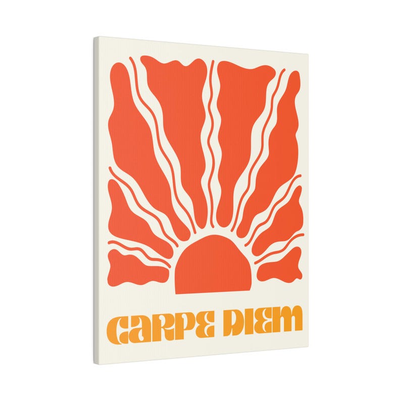 Carpe Diem and Sun Graphic Design Invite You to Seize the Day Vintage