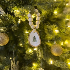 Oyster Shell Holiday Ornaments